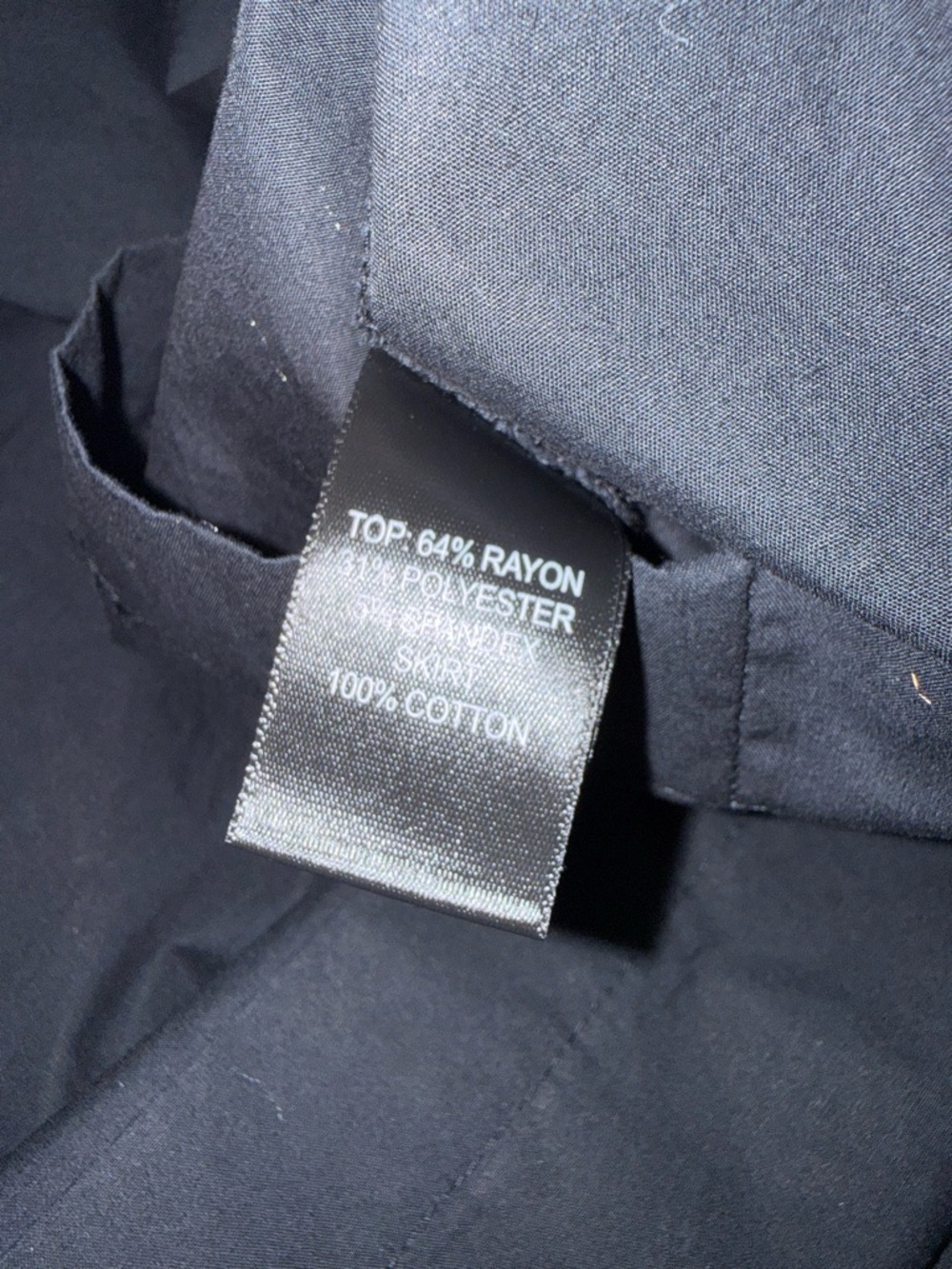 Nicole Miller NYC Black Cotton blend Strapless Midi Dress XL new w tags pockets - Picture 8 of 9